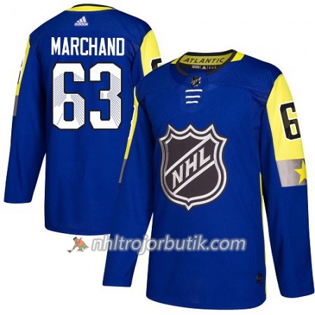 Boston Bruins Tröja Brad Marchand 63 2018 NHL All-Star Atlantic Division Adidas Royal Blå Authentic